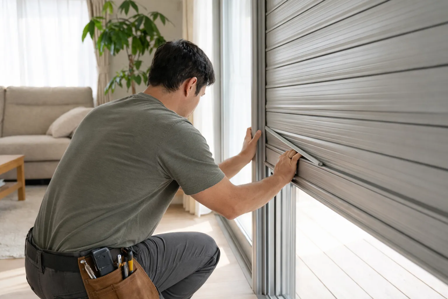 Dépannage d’un volet roulant bloqué dans une habitation des Hautes-Pyrénées