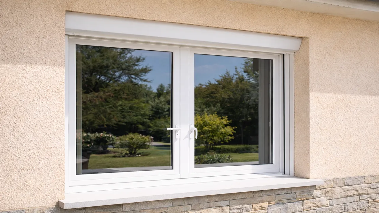 menuiserie-capvern-fenetre-pvc-blanc-renovation Fenêtre PVC blanche installée lors d’une rénovation de menuiserie à Capvern dans les Hautes-Pyrénées